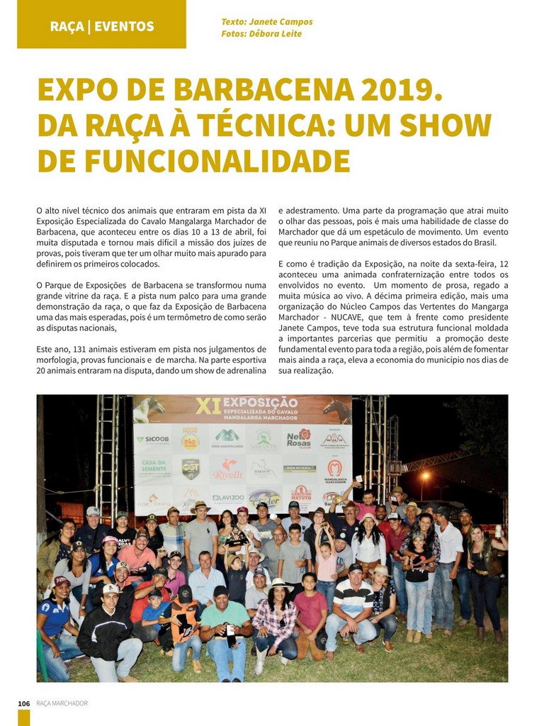 Expo de Barbacena 2019, da raça à técnica: um show de funcionalidade.