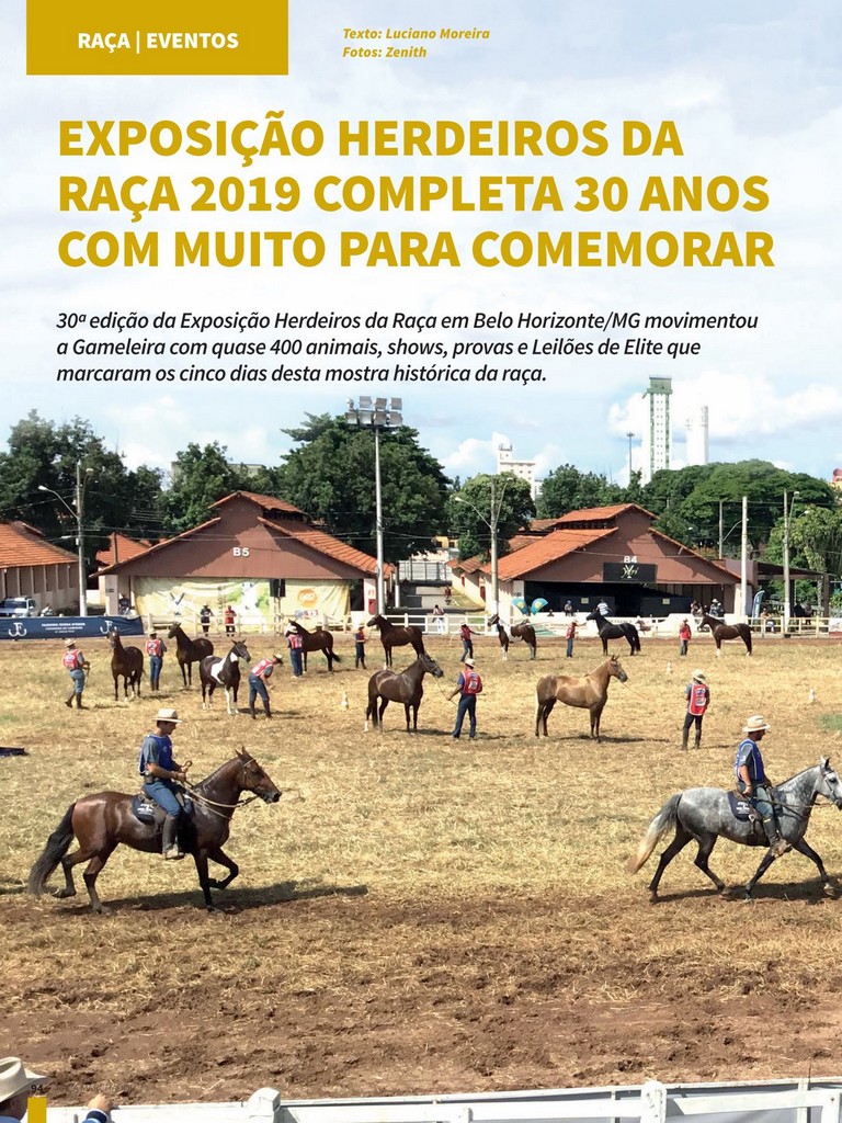 Exposição Herdeiros da raça 2019 completa 30 anos com muito para comemorar