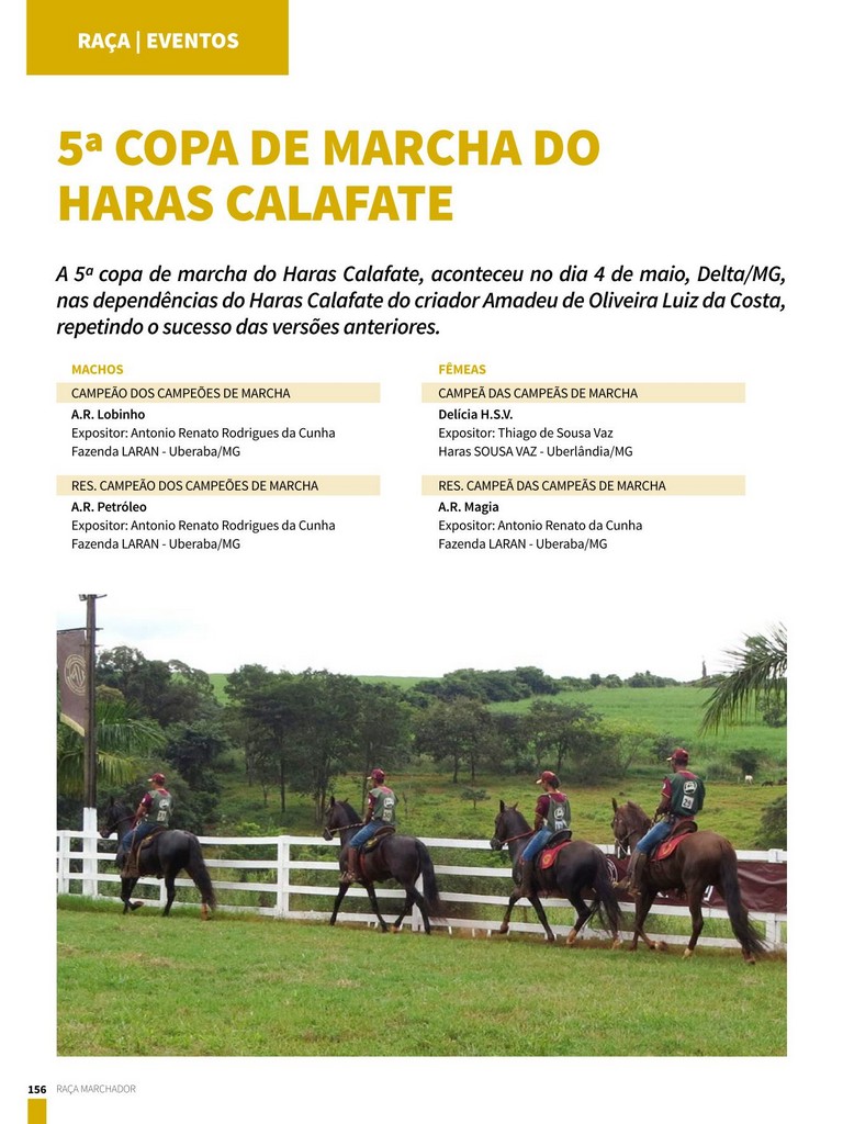 5ª COPA DE MARCHA DO HARAS CALAFATE