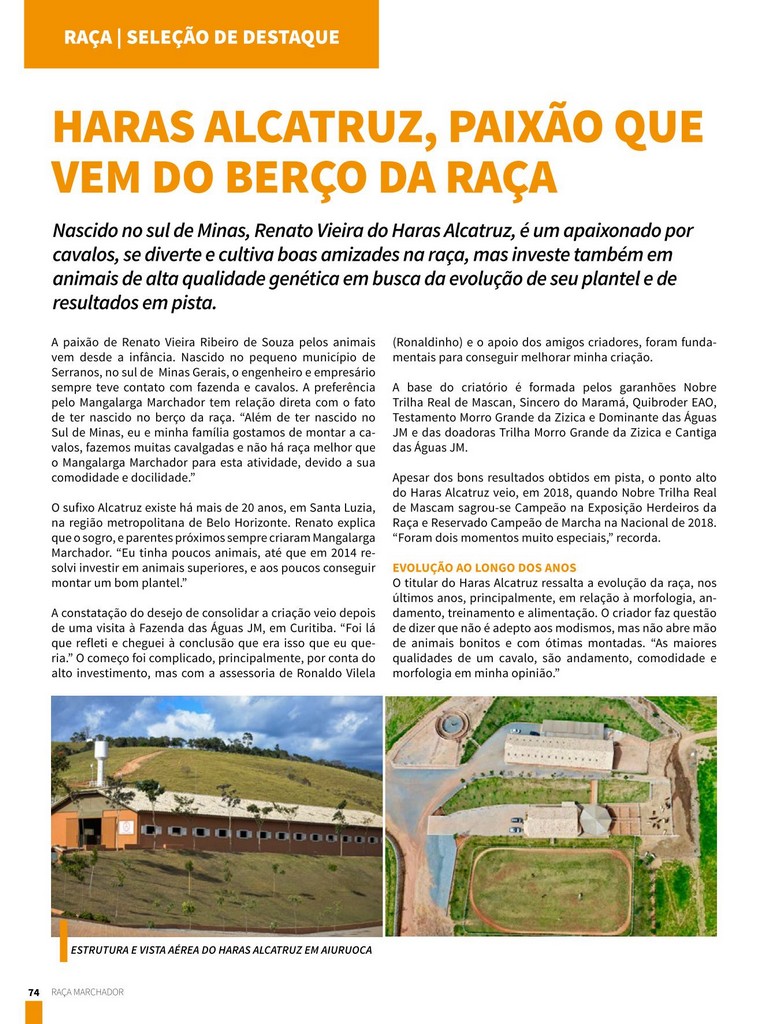 Haras Alcatruz, paixão que vem do berço da raça