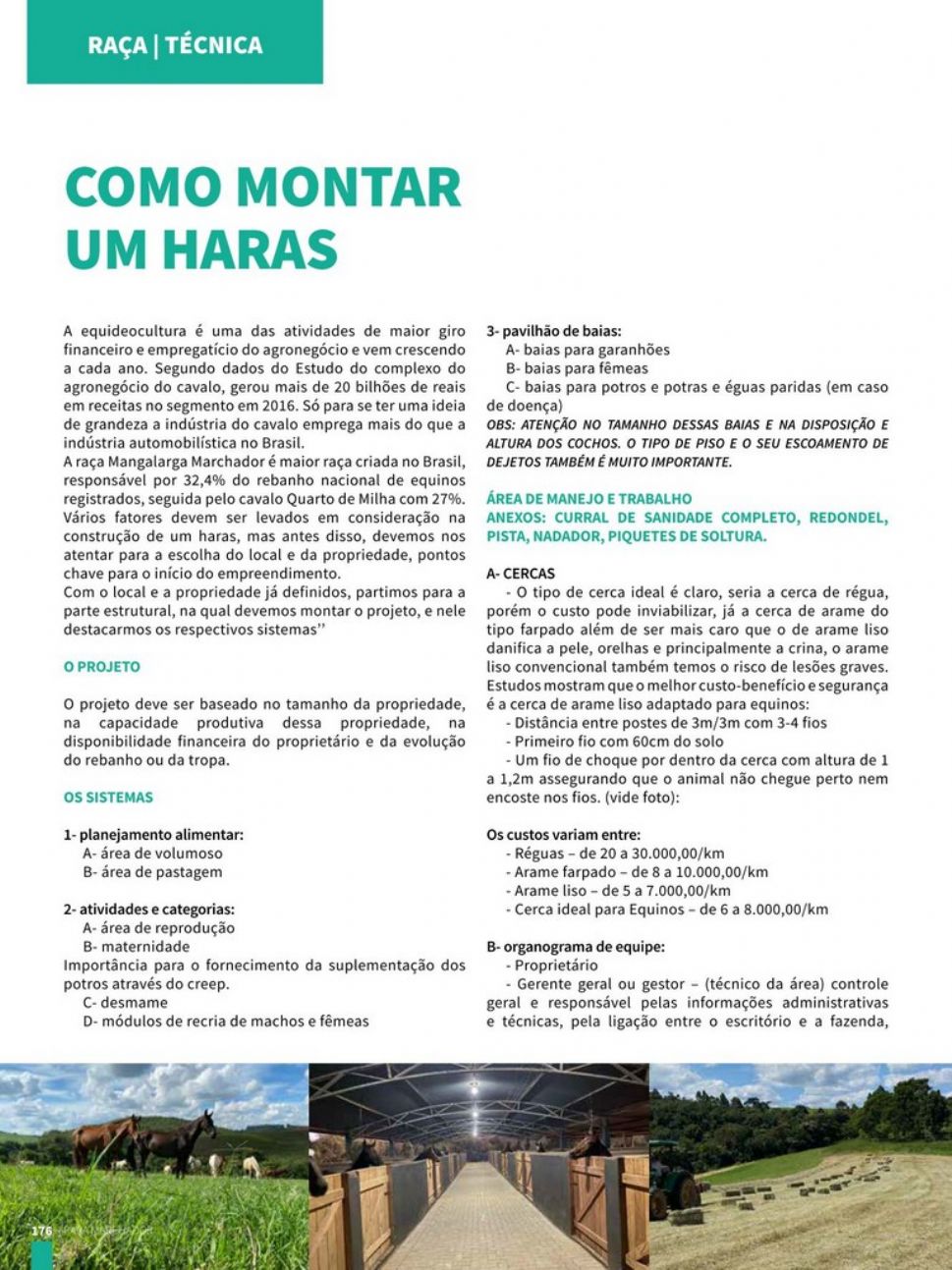 COMO MONTAR UM HARAS